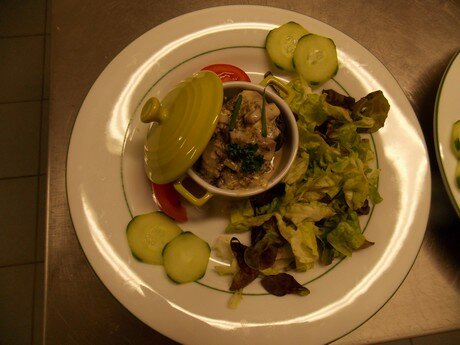 Cassolette d'escargots façon camping fougeraie dans le Morvan 
