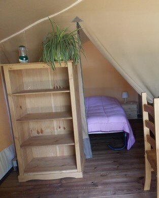 Camping Fougeraie (Nièvre,Morvan) : Tente Lodge camping Fougeraie