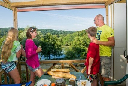 Camping Fougeraie (Nièvre,Morvan) : Chalets