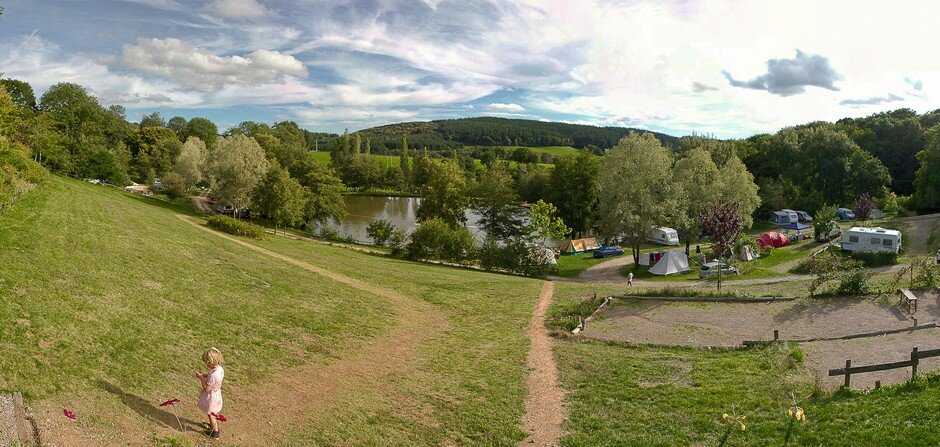 Camping Fougeraie (Nièvre,Morvan) : Panorama