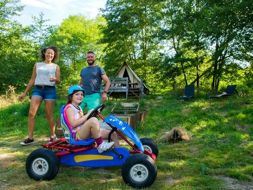 Camping Fougeraie (Nièvre,Morvan) : Karting à pédales