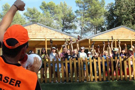 Laser nature au camping fougeraie en Bourgogne franche comte dans le Morvan