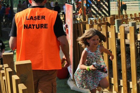 Laser nature au camping fougeraie en Bourgogne franche comte dans le Morvan