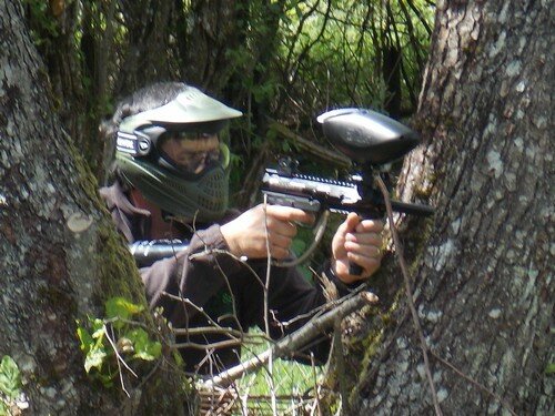 Camping Fougeraie (Nièvre,Morvan) : Paint Ball